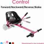 how to control a hoverboard with kart attachment